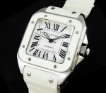 Cartier Santos 100 Mens Swiss Replica Watch #2