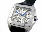 Cartier Santos 100 Squelette replica guardare #2