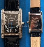 Cartier Tank Americaine Moyen Replica Watch Diamonds #4