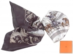 Hermes Carre 70 In Vintage Silk Scarf #42