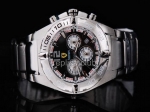 Replica Ferrari Assista Trabalho Chronograph Quartz Movimento Negro Dial e Ssband Strap - BWS0353