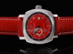 Replica Ferrari Orologio Panerai Power Reserve Aoutmatic Movimento Rosso Quadrante e cinturino in pelle rossa - BWS0378