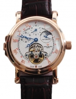 Patek Philippe kleine Sekunde Moon Phase Tourbillon Replik-Uhr #1