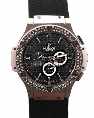 Diamonds Hublot Big Bang Replica Watch automatique #6