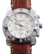 Cartier Replica Watch Datograph Diamonds