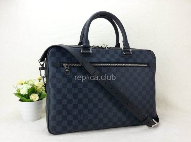 Louis Vuitton Porte-Document Business DAMIER COBALT N41347 Handbag ...