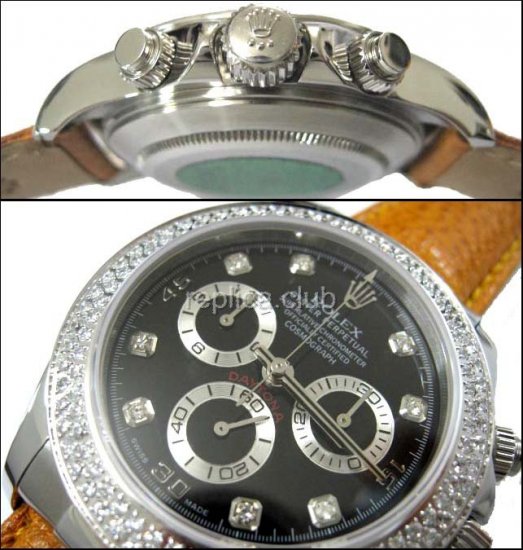 Rolex Daytona Diamonds Swiss Replica Watch #1