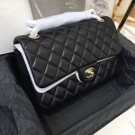 Chanel Classic Double Flap Bag – Smooth & Medium & Black