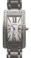 Cartier Tank Americaine Алмазы Реплика Смотреть #4