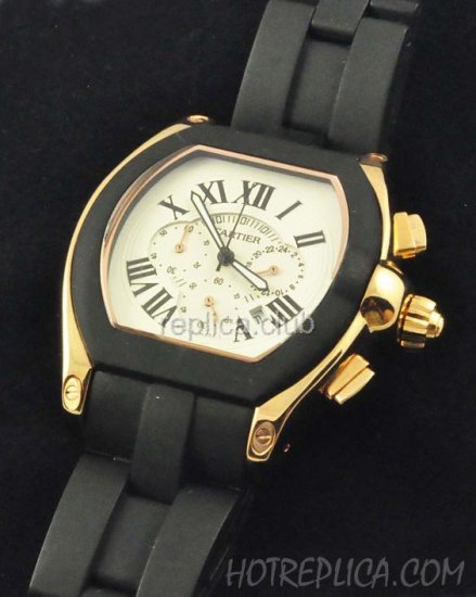 Cartier Roadster Calendar Replica Watch #8