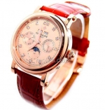 Patek Philippe Perpetual Реплика Бриллианты Календарь Часы #1