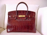 Hermes Birkin Crocodile Replica Handbag #2