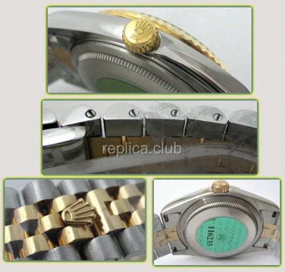 Rolex Oyster Perpetual Datejust Ladies Swiss Replica Watch #12