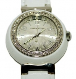 Louis Vuitton Tambour Quartz Replica Diamonds #4