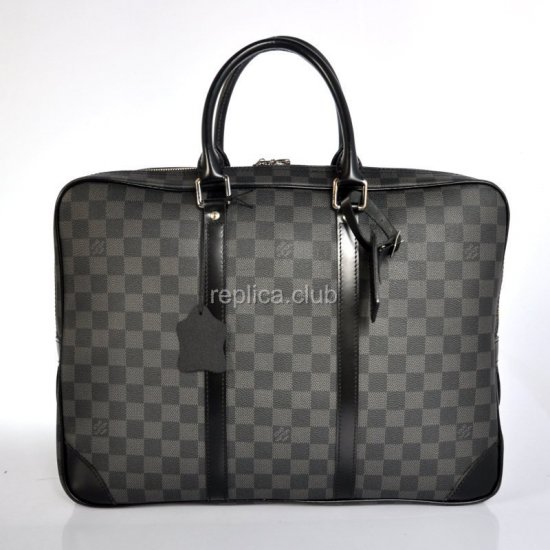 Louis Vuitton Damier Graphite Aktentasche Reise N41125 Replica Handtaschen