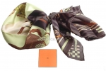 Hermes Carre 70 In Vintage Silk Scarf #38