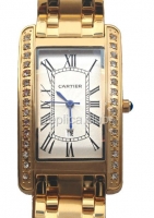 Cartier Tank Americaine Алмазы Реплика Смотреть #2