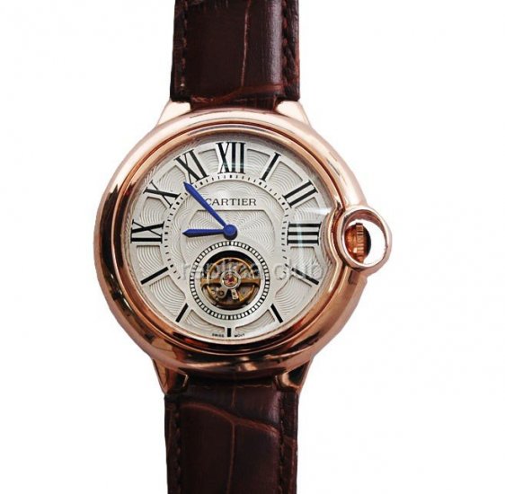 Cartier Ballon Bleu de Cartier Tourbillon Replik-Uhr #6