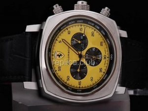 Replica Ferrari Assista Panerai automática amarelo Dial com caixa branca - BWS0369