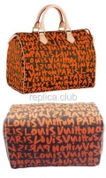 Louis Vuitton Stephen Спраус монограммы Холст Speedy Реплика 30 M93705 Сумочка