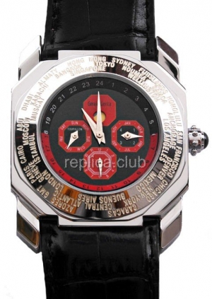 Gerald Genta Bi Octo World Time Watch Replica #3