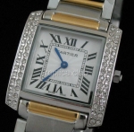 Cartier Tank Francaise Ювелирные Реплика Смотреть #5