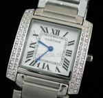 Cartier Tank Francaise Joyería Replica Watch #4