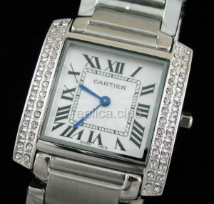 Cartier Tank Francaise Schmuck Replica Watch #4