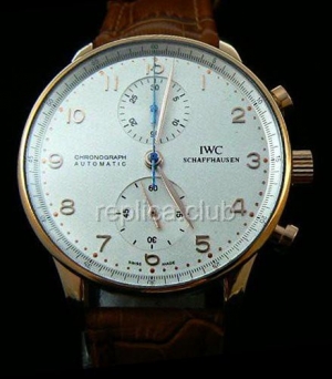 IWC Chrono Portuguses Swiss Replica Watch #5