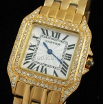 Cartier Santos Demoiselle Reloj Replica Joyería #3