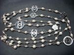 Chanel White Pearl Necklace Replica #7