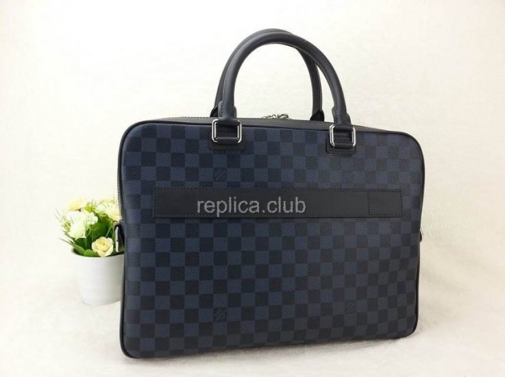 Louis Vuitton-Aktentasche N41347 Damier COBALT Handtasche Replica