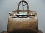 Hermes Birkin Crocodile Replica Handbag #6