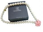 Chanel réplica Colar Pérola Branca #2