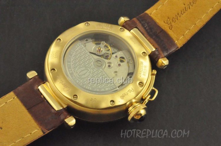Cartier Pasha Gold Replica Watch Grid