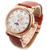 Patek Philippe Perpetual Реплика Бриллианты Календарь Часы #2