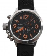 U-Boat Cronógrafo cabina de 52 mm Reloj Replica #8