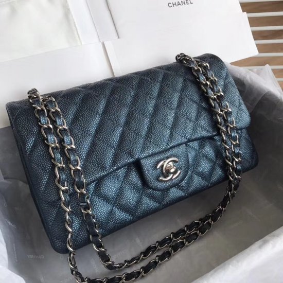 Chanel Classic Double Flap Bag – Caviar & Medium & Blue
