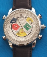 ジェイコブ＆カンパニー5パーペチュアルカレンダーフルサイズのレプリカ時計 #2