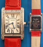 Cartier Tank Americaine Мойен Алмазы Реплика Смотреть #3