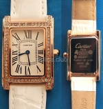 Cartier Tank Americaine Мойен Алмазы Реплика Смотреть #2