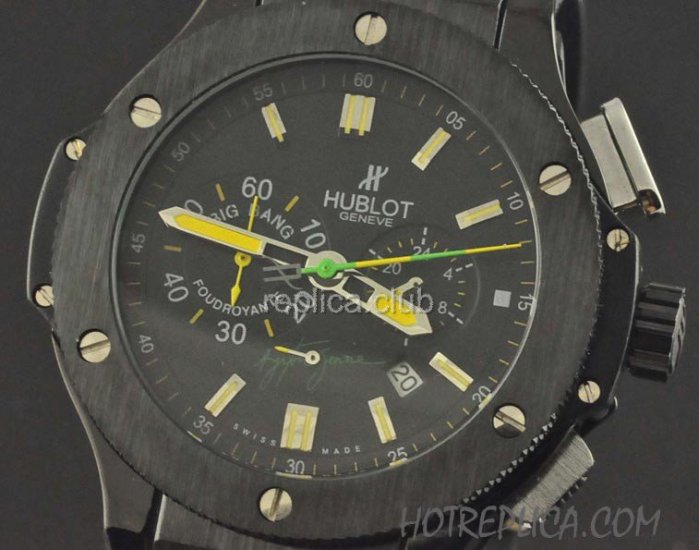 Hublot Big Bang Foudroyante Senna Replica Watch Chronograph