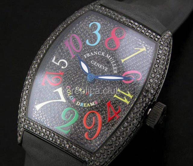 Franck Muller Crazy Hour Color Dreams Swiss Replica