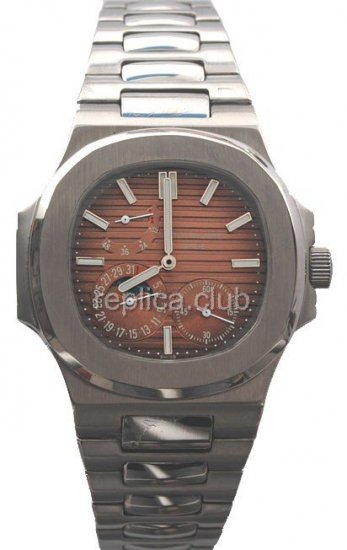 Patek Philippe Nautilus Power Reserve Handaufzug Replica Watch #3