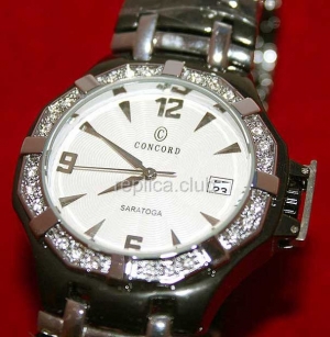 Concord Saratoga SS And PG Diamonds Replica Watch #2