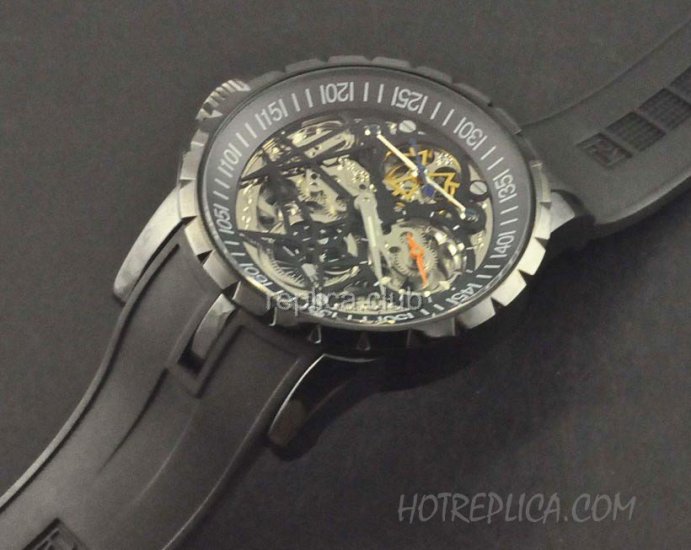 Roger Dubuis Tourbillon Excalibur Squelette Replica Watch