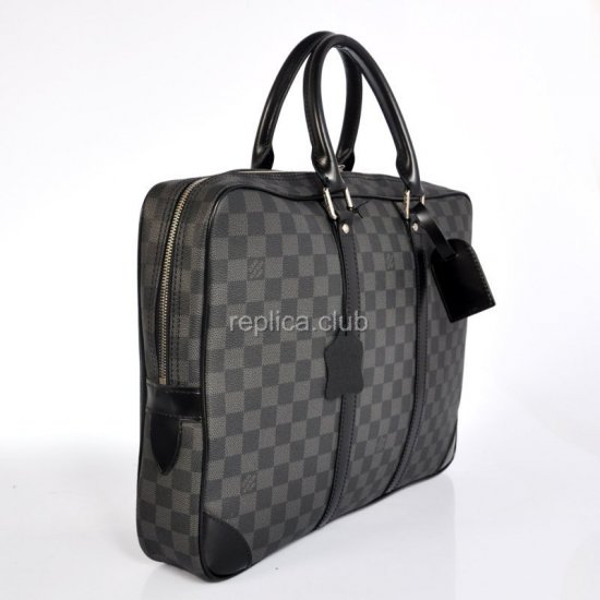 Louis Vuitton Porte-Documents Voyage DAMIER GRAPHITE N41125 Handbag Replica