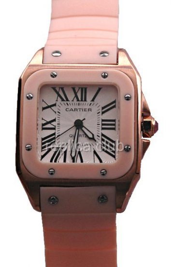 Cartier Santos 100, Medium Size Replica Watch #1