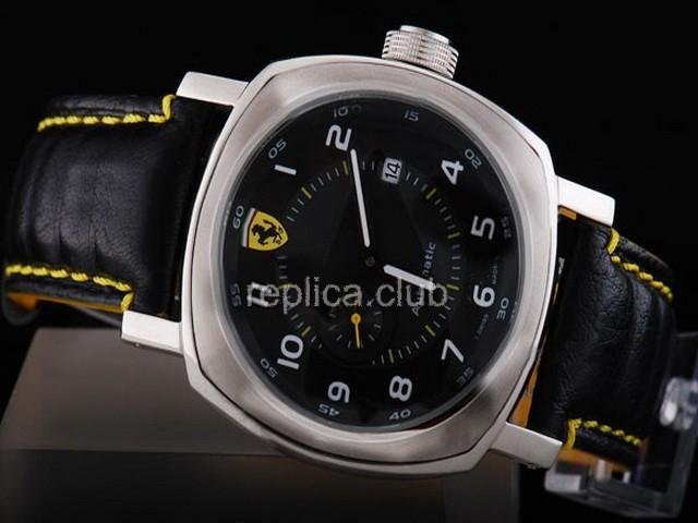 Replica Ferrari Watch Panerai Power Reserve Aoutmatic Movement Black Dial - BWS0375