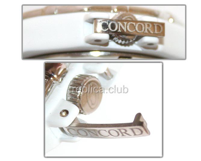 Concord Saratoga SS And PG Diamonds For Ladies Replica Watch